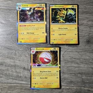 Pokémon Holo Card Set X3